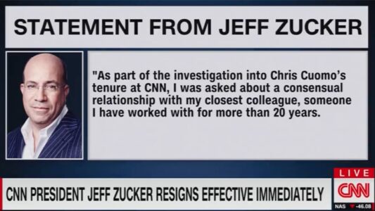 ZUCKER QUITS: CNN Chief Resigns, Admits ‘Relationship’ with Coworker