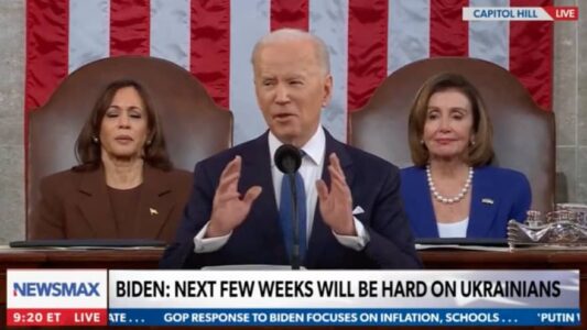 WATCH: Bumbling Biden Says Putin May Attack Kyiv But He’ll Never Win Hearts of the ‘Iranian People’