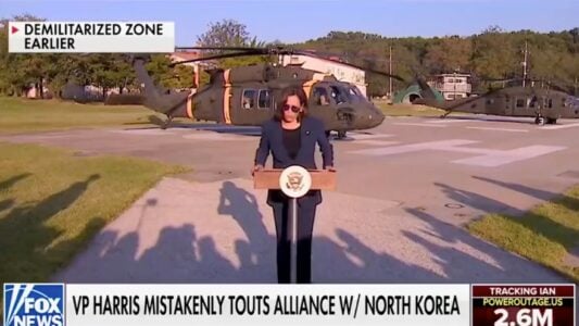 WRONG KOREA! Kamala Harris Says US Has a ‘Strong Alliance’ with Brutal Communist Dictator
