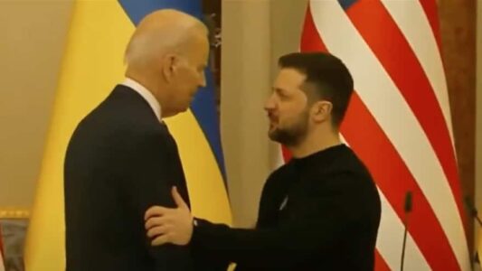 BIDEN IN UKRAINE: The President Toured War-Torn Kyiv Early Monday Morning