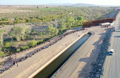 BIDEN'S BORDER CHAOS: Ten's of Thousands of Immigrants Wait at The Border Until Title 42 is Lifted
