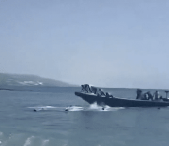 Shocking Video: Sunbathers Take Down Migrants Landing on Beach in Spain