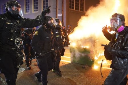 Violence Surges at Portland ICE Facility While Police Told to Stand Back
