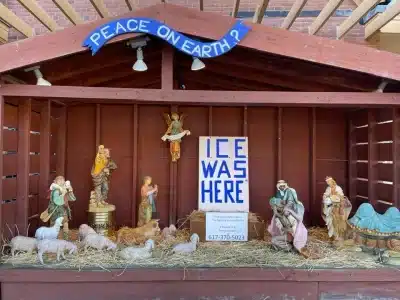 Church Nativity With Anti-ICE Message Sparks Outrage